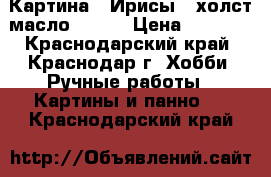 Картина “ Ирисы“. холст.масло.40*50 › Цена ­ 4 000 - Краснодарский край, Краснодар г. Хобби. Ручные работы » Картины и панно   . Краснодарский край